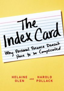 This picture shows an image of the front cover of The Index Card, written by Helaine Olen and Harold Pollack. The Index Card is #5 on this year's list.